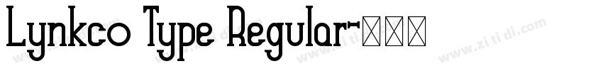 Lynkco Type Regular字体转换